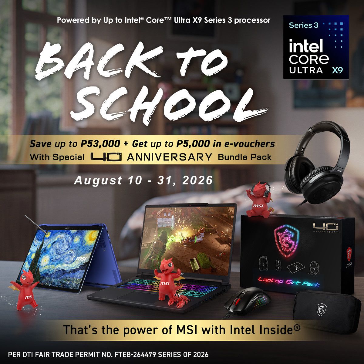 Back to School Promotion Banner
